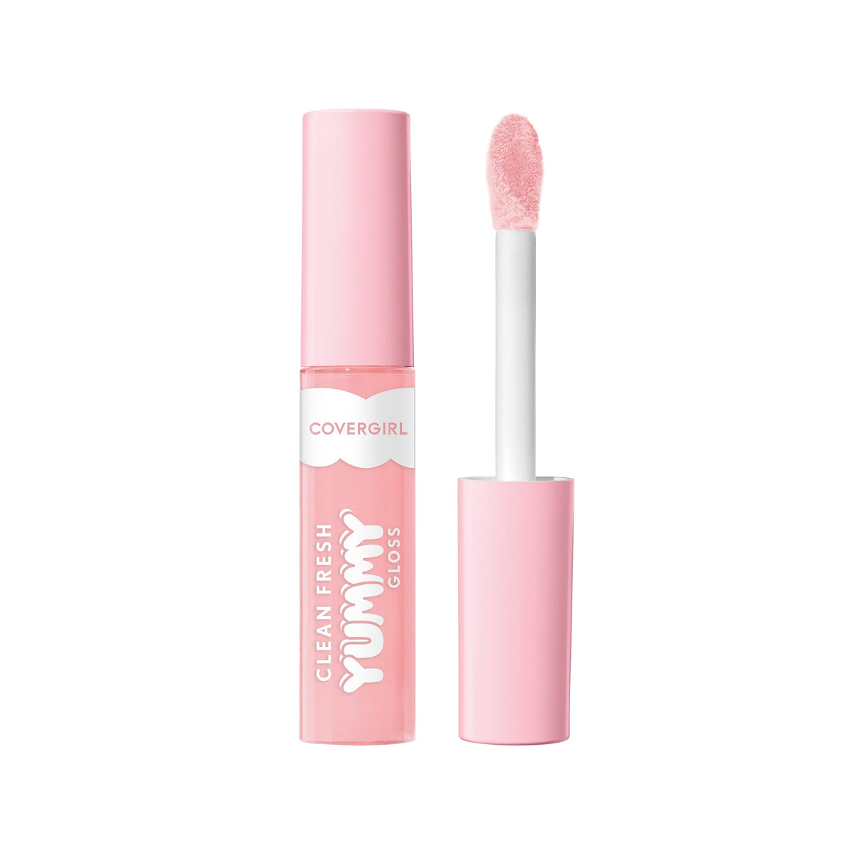 COVERGIRL Clean Fresh Yummy Lip Gloss, Sheer, Natural Scents, Vegan Formula - 120 Sunshine Rays, 0.33 fl oz