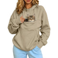 Pet Pouch Hoodie Cat Carrier Hoodies Dog Sweatshirts With Zipper Pockets