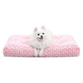 KSIIA Washable Dog Bed Deluxe Plush Dog Crate Beds Comfy Kennel Pad Anti-Slip Pet Sleeping Mat for Large, Jumbo, Medium, Small Dogs Breeds, 41" x 27", Gray