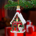 Kurt Adler 4.25-inch Noble Gems™ Gingerbread House Ornament