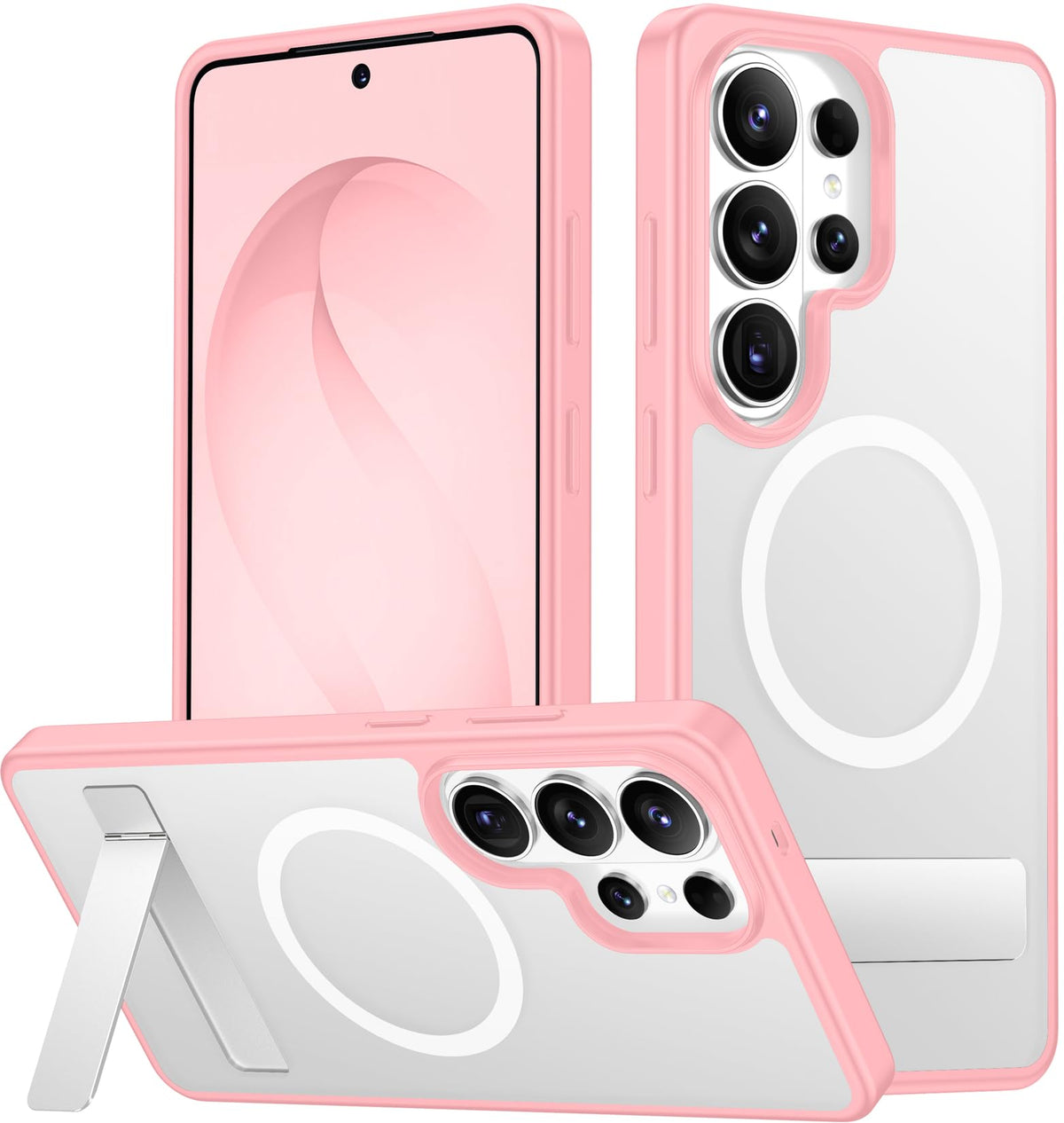 SPIDERCASE for Samsung Galaxy S26 Ultra Case,Built-in Stand,Clear