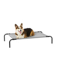Amazon Basics Cooling Breathable Elevated Dog Bed with Durable Metal Frame for Large Dogs, X-Large, 60 x 37 x 9 Inch, Green, Easy to Clean