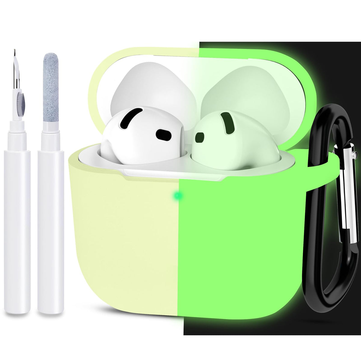 for AirPods 4/5 Case Cover with Cleaner kit, Midnight Blue