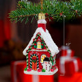 Kurt Adler 4.25-inch Noble Gems™ Gingerbread House Ornament