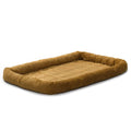 MidWest Homes for Pets QuietTime Dog Bed - White Fleece Bolster, Ultra-Soft and Machine Washable, Fits 42-Inch Crates and Carriers, for Large Breed Dogs