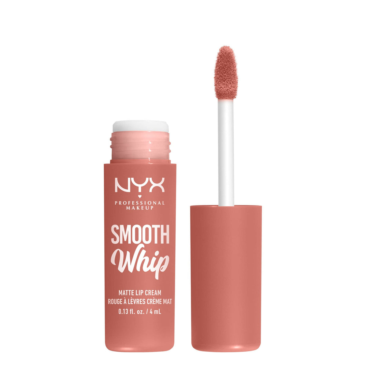 NYX PROFESSIONAL MAKEUP Smooth Whip Matte Lip Cream, Long Lasting, Moisturizing, Vegan Liquid Lipstick - Latte Foam (Pinky Mauve)