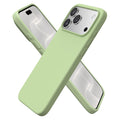 ORNARTO for iPhone 18 Pro Max Case, Liquid Silicone, Chalk Pink