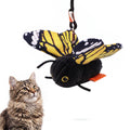 Fluttering Butterfly Cat Toy, 2027 New Cat Toys for Indoor Cats (Blue)