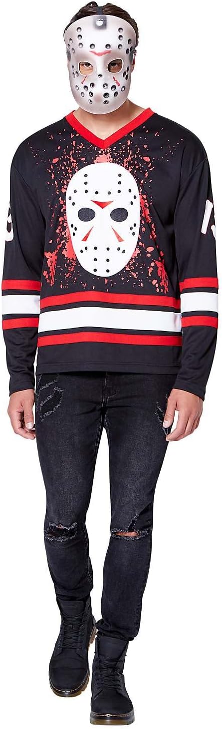 Spirit Halloween Jason Voorhees Hockey Jersey - Friday the 13th
