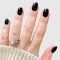 Olive & June Instant Mani Press-On Nails, HZ Velvet, Short, Round | Salon-quality glue-on manicure kit; 42 non-toxic fake nails in 21 sizes, recycled materials, realistic look, lasts 14 days