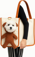 Dog/cat Carrier Purse – Viral on TikTok! Soft Travel Tote for Small Dogs or Cats with Leash Clip & Peek Window – Cute Bag for Bichon, Poodle, Yorkie, Chihuahua (