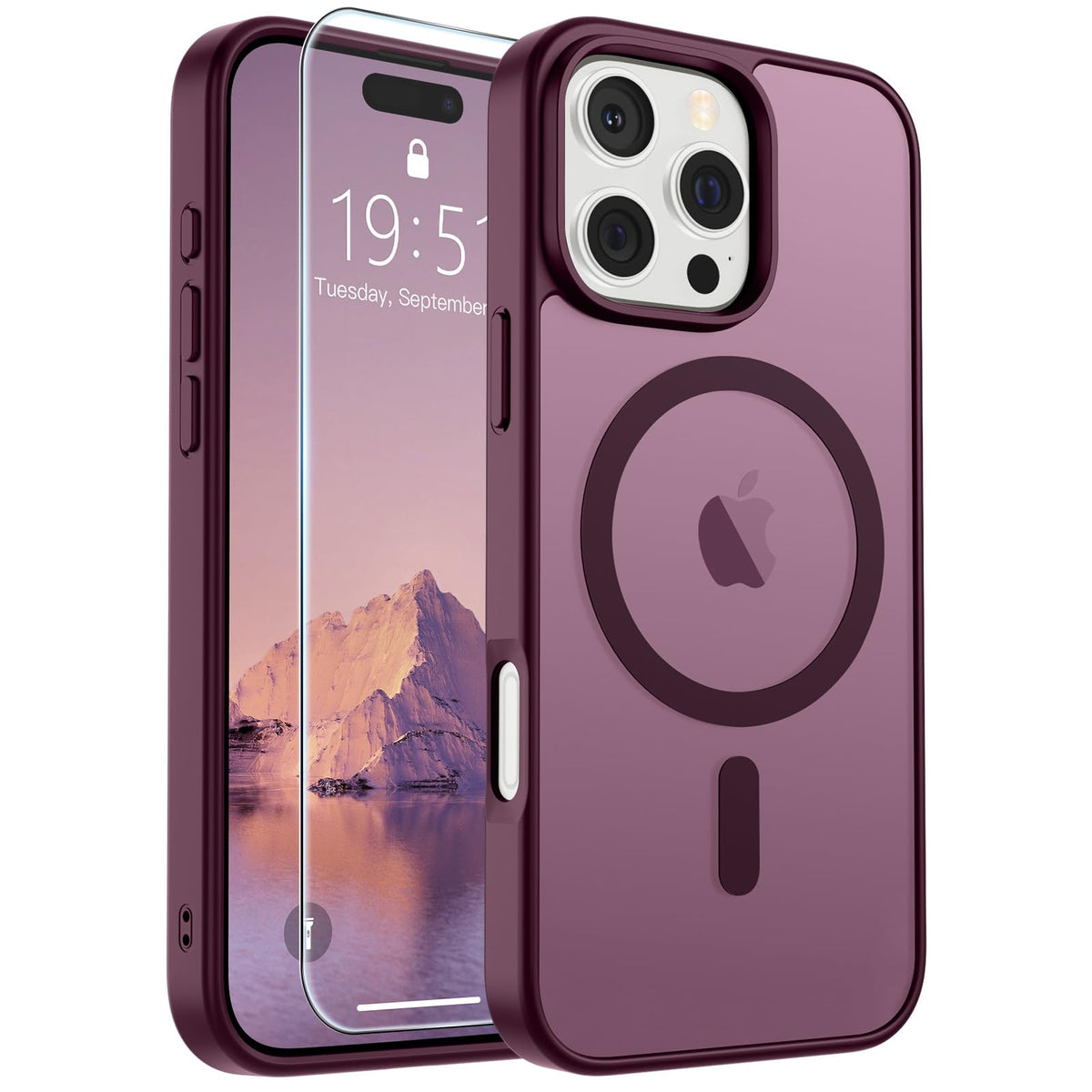 SUPFINE Magnetic for iPhone 13 Case/iPhone 14 Case Black