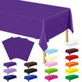3 Pack Thanksgiving Tablecloths, 108" x 54" Disposable Turkey Table Cloth