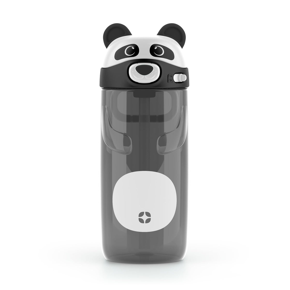 Ello Ellies 12oz Stainless Steel Leakproof Kids Water Bottle, Dog | Insulated kids water bottle with straw, leakproof locking lid, carry handle, and stainless steel fun animal design for school