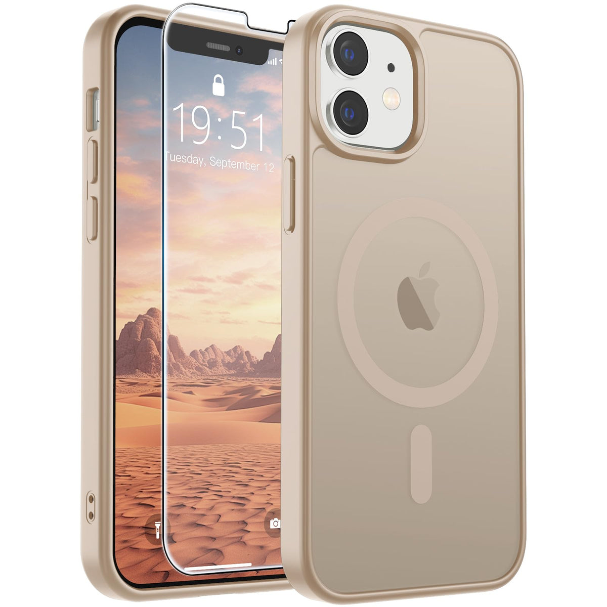 SUPFINE Magnetic for iPhone 13 Case/iPhone 14 Case Black