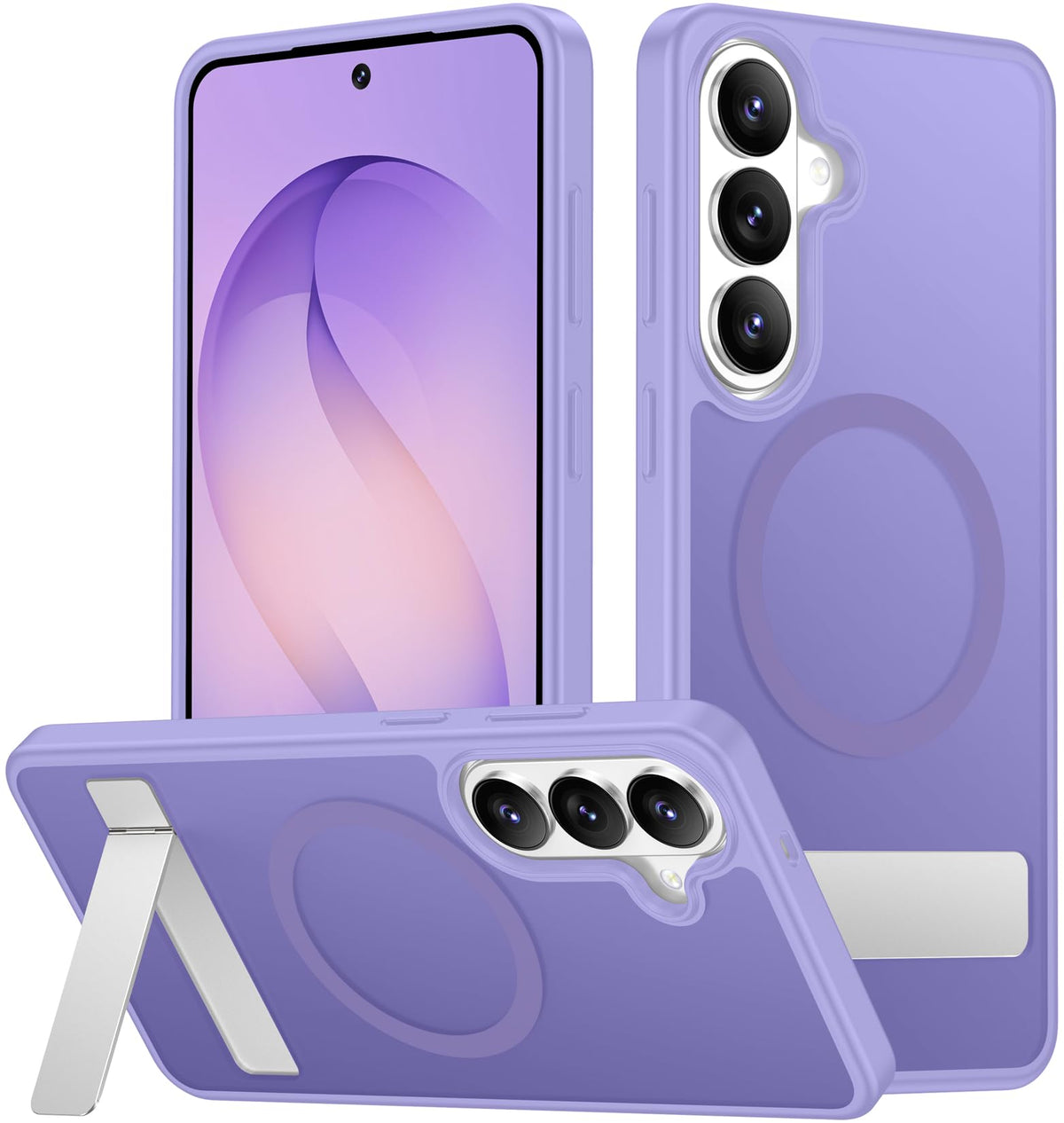 SPIDERCASE for Samsung Galaxy S26 Ultra Case,Built-in Stand,Clear