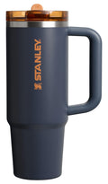 STANLEY Quencher ProTour Flip Straw Tumbler with Leakproof Lid 40 oz | Built-In Straw and Handle | Cup Holder Compatible for Travel | Insulated Stainless Steel Cup | BPA-Free | Black