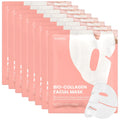 TEAWOO Rice Deep Collagen Face Mask, 8 EA, Overnight Facial Mask | Moisturizing and Hydrating Facial Mask, Contains Ceramide & Collagen for Glass Glow Skin, Korean Skincare, 38g x 8 EA