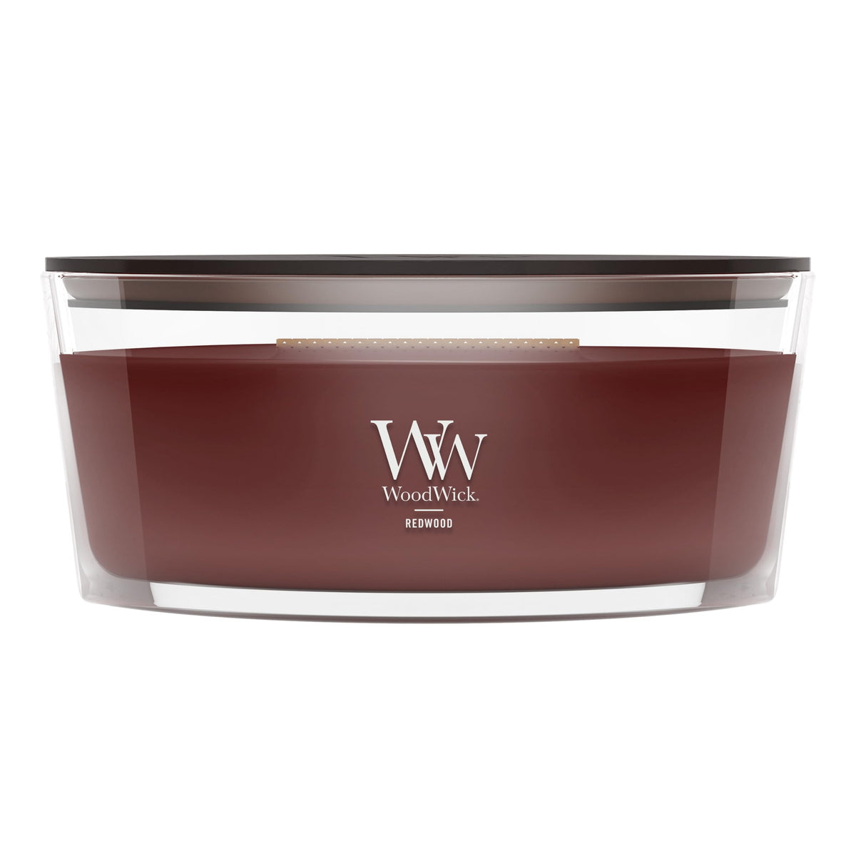 WoodWick Fireside Holiday Candle Gifts for Women and Men, 9.7 oz Medium Hourglass Candle with Crackling Wick