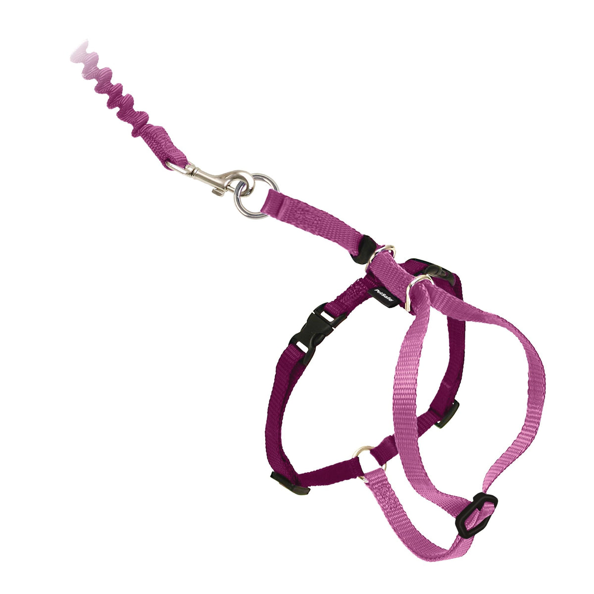 PetSafe Come with Me Kitty Harness and Bungee Leash Adjustable, Lightweight Harness for Cats Large, Lilac