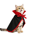 Enjoying Cat Halloween Costume, Pet Vampire Costume for Small Dogs Cats Rabbits, Kitty Pumpkin Cloak Outfit Party Halloween Cosplay