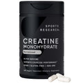 Sports Research® Creatine Monohydrate Powder 5g, Unflavored (100 Servings) | Micronized Creatine Supporting Lean Muscle, Performance & Workout Recovery | Informed Sport, Non-GMO, Gluten-Free