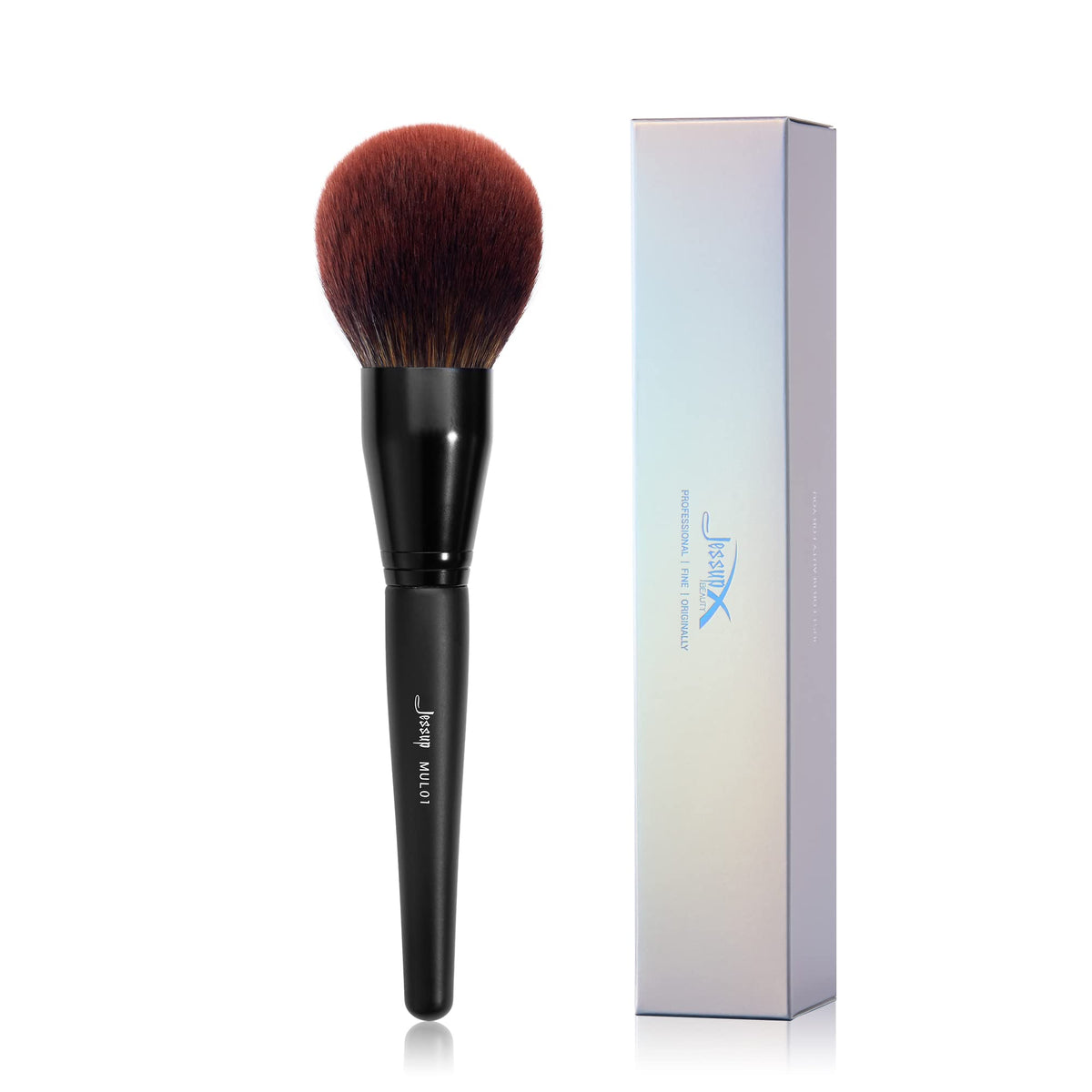 Jessup Makeup Brushes Set Premium Synthetic Powder Foundation Highlight Concealer Eyeshadow Blending Eyebrow Liner Spoolie Brush Set Black 21pcs T271