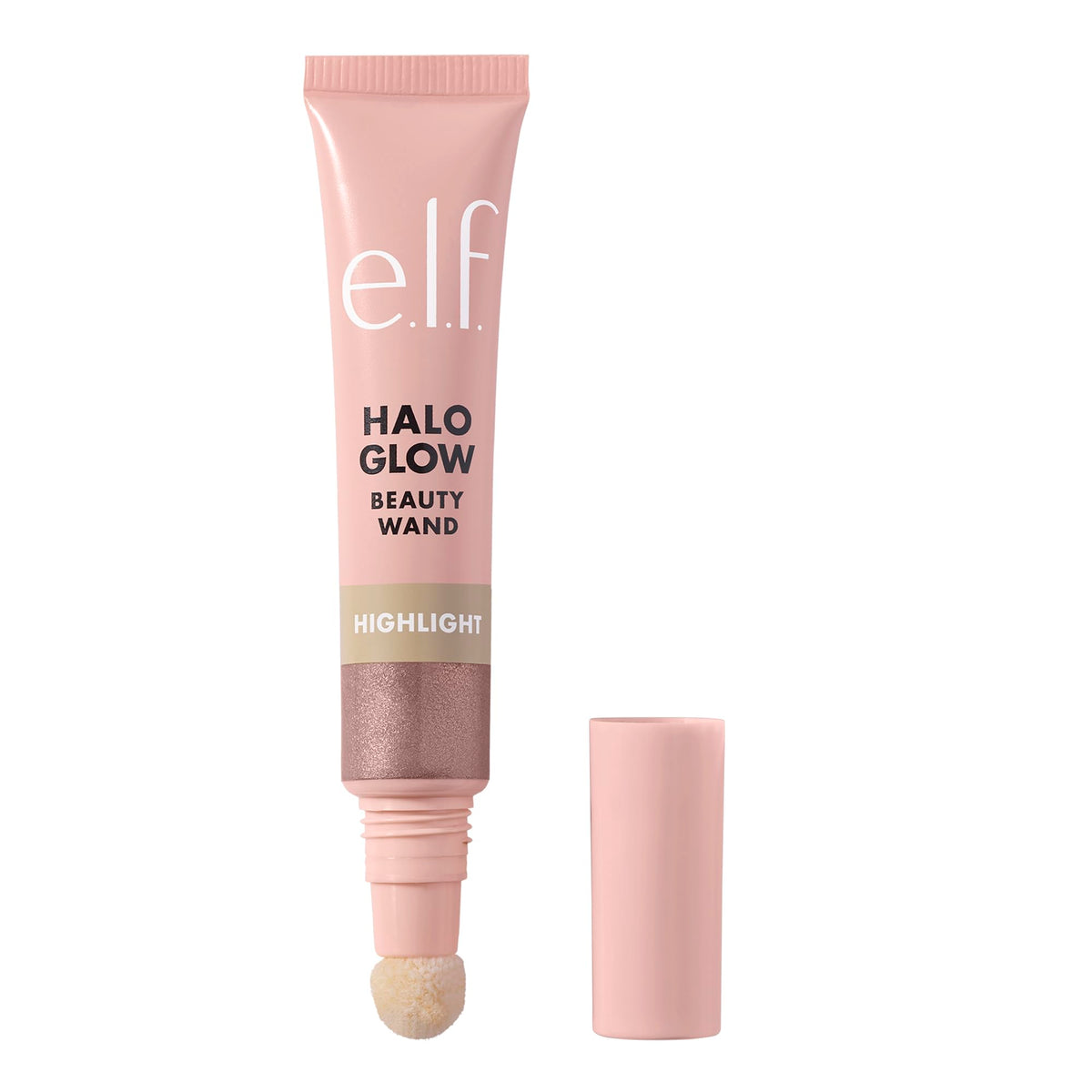 e.l.f. Halo Glow Highlight Beauty Wand, Liquid Highlighter Wand For Luminous, Glowing Skin, Buildable Formula, Vegan & Cruelty-free,Champagne Campaign