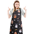 Dog Grooming Waterproof Apron with 2 Pockets, Cute Animals Puppy Dog Pets Apron