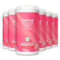 Method All-Purpose Cleaning Wipes, Pink Grapefruit, Multi-Surface, Compostable, 70 Count (Pack of 1)