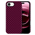 Polka Dot Pattern Phone Case for iPhone 13/14 6.1", Wine