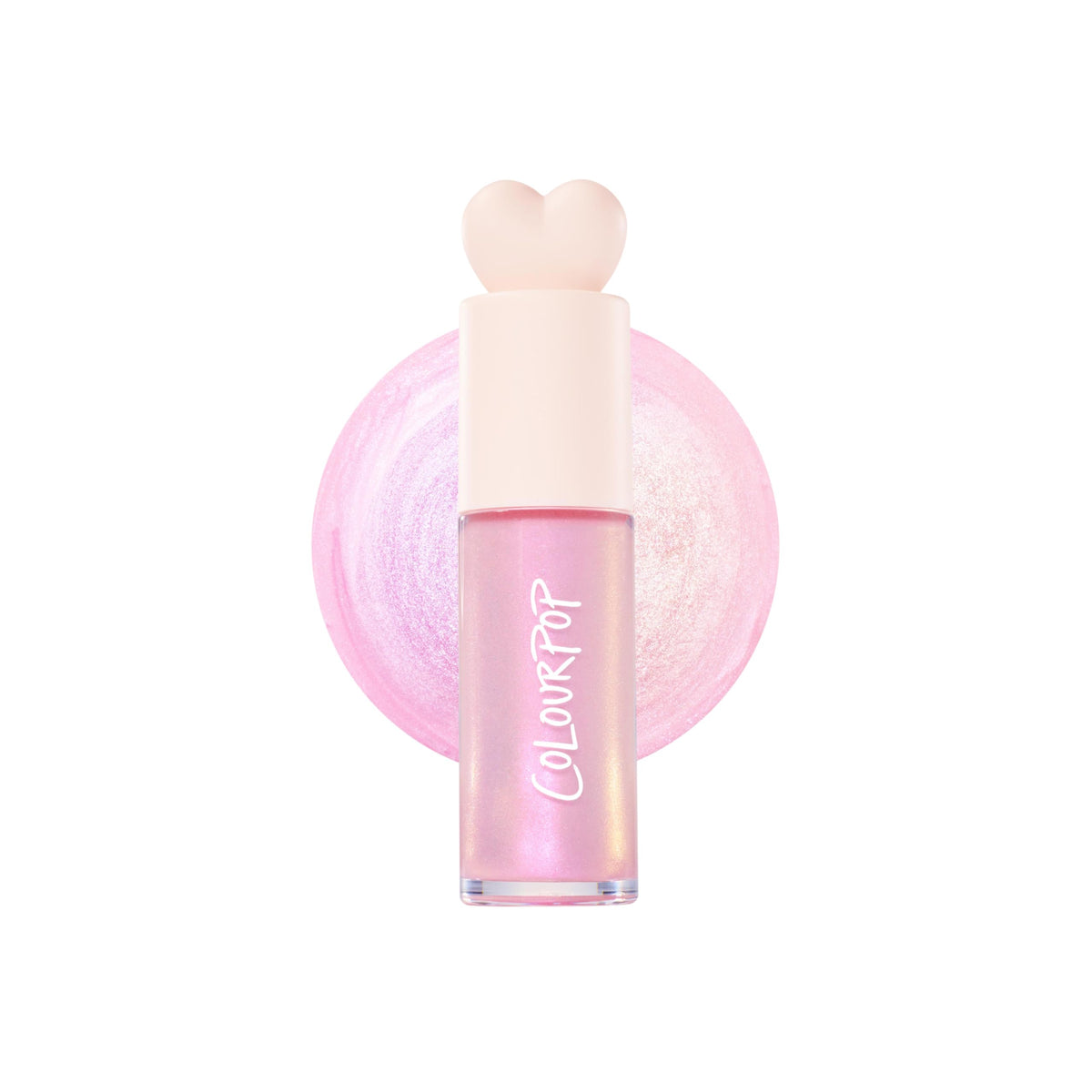 ColourPop Hi-Lite Dewy Liquid Highlighter - Ultra-Reflective Face & Body Illuminator - Glowy Summer Makeup with Hyaluronic Acid & Niacinamide for a Blendable Glow - Sugar Donut (0.38 oz)