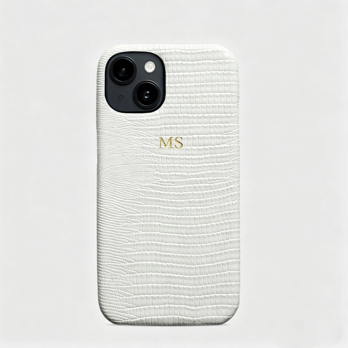 Personalise Gold Silver Initial Letters Leather Case for iPhone 14 15 16 17 Pro max 13 17 Pro Xs Max 12 11 XR 14 15 16 Plus 17air Luxury Lizard Skin Texture PU Cover (Burgundy)