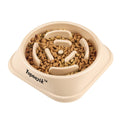 2 Pack Slow Feeder Dog Bowls for Healthy Eating, Non-Slip and Anti-Choking Design, Reduces Bloating & Overeating for Medium Dogs and Cats, Easy to Clean