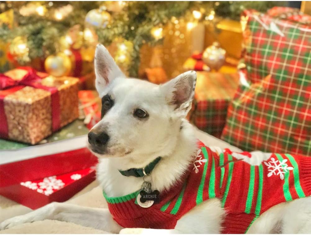 Dog Snow Sweater - Snowman Holiday Xmas Christmas Pet Clothes for Small Dog and Cat (Snowman, S)