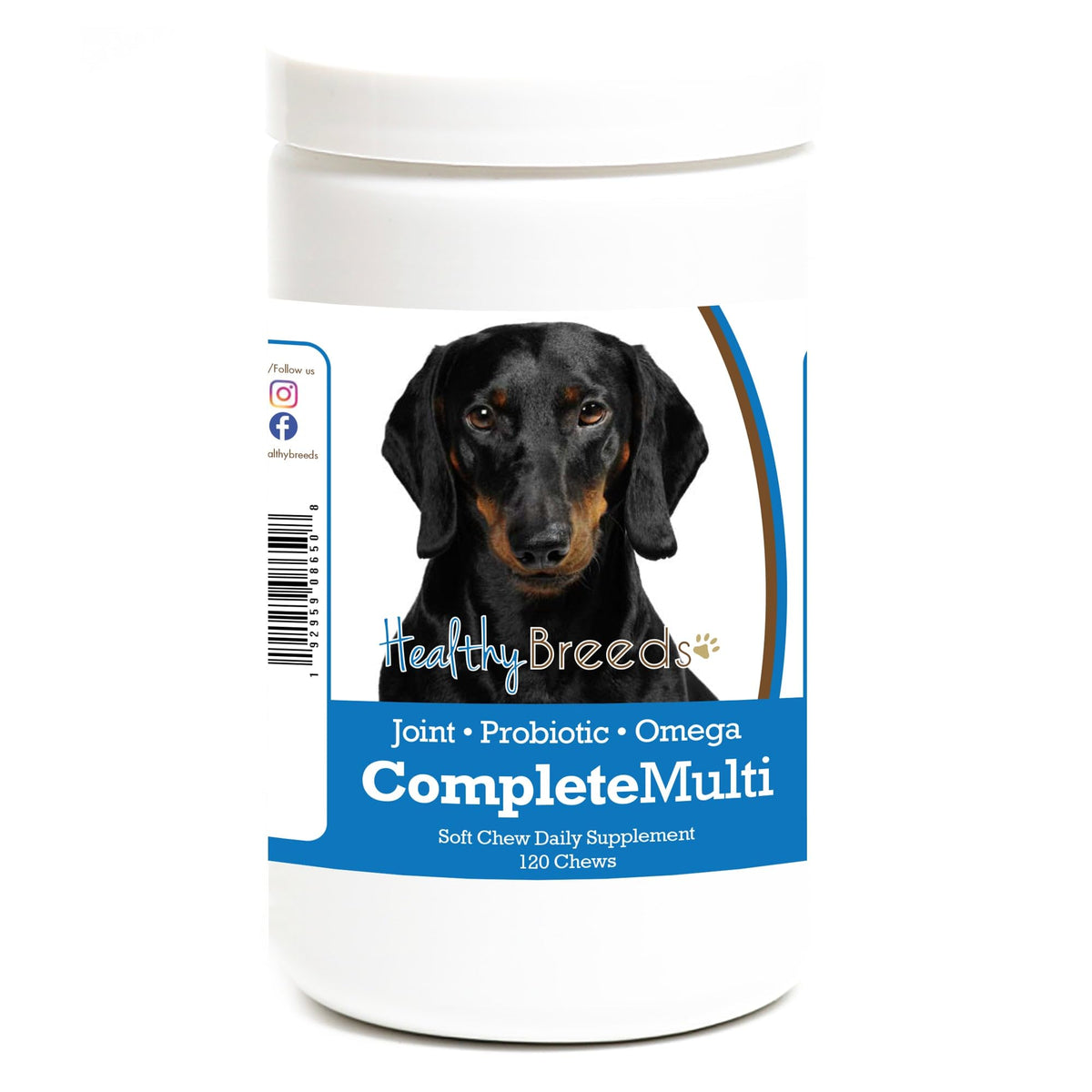 Healthy Breeds French Bulldog All in One Multivitamin Soft Chew 120 Count