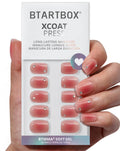 BTArtbox Press On Nails, Cream Puff, Short Almond, Ombre Off White, 32Ct | 2+ Weeks Wear, Salon-Quality Natural Nails, 10-Minute Easy Daily Application, Fast Removal, 16 Sizes, All-in-One Complete Kit
