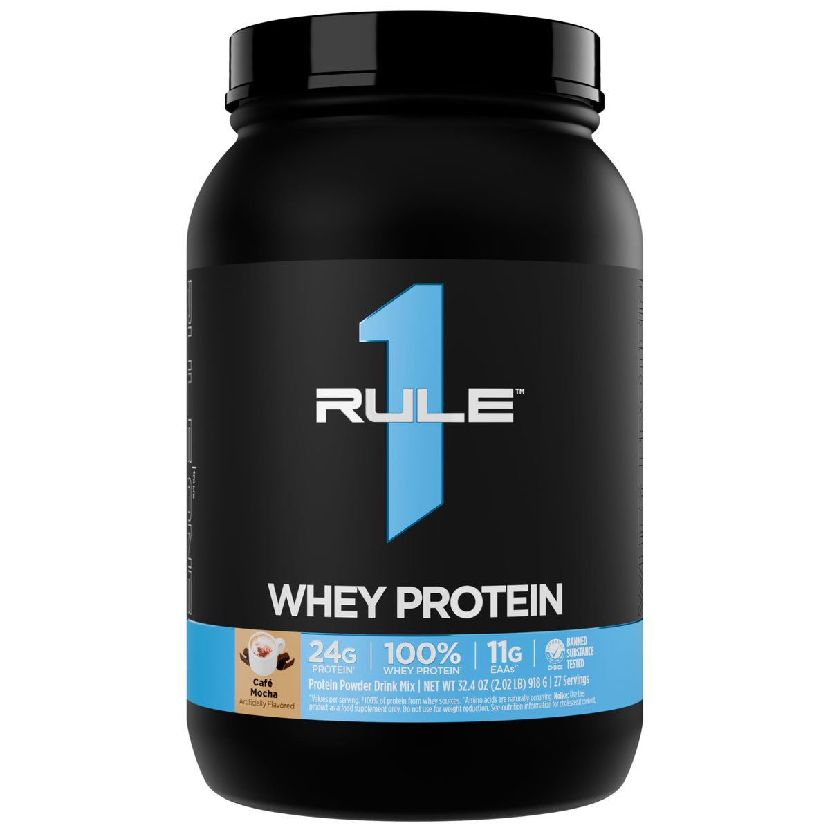 Rule 1 Proteins Whey Protein Powder, Vanilla Ice Cream, 68 Servings | 24g Fast-Acting Protein from All-Whey Sources with Naturally Occurring EAAs & BCAAs for Workout Recovery or Anytime Use