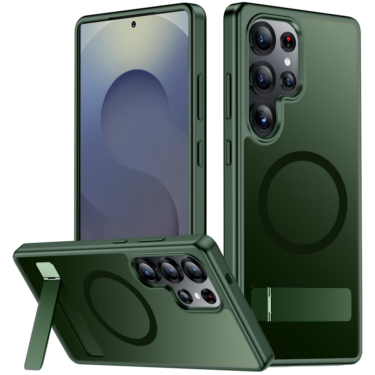 SPIDERCASE for Samsung Galaxy S26 Ultra Case,Built-in Stand,Clear