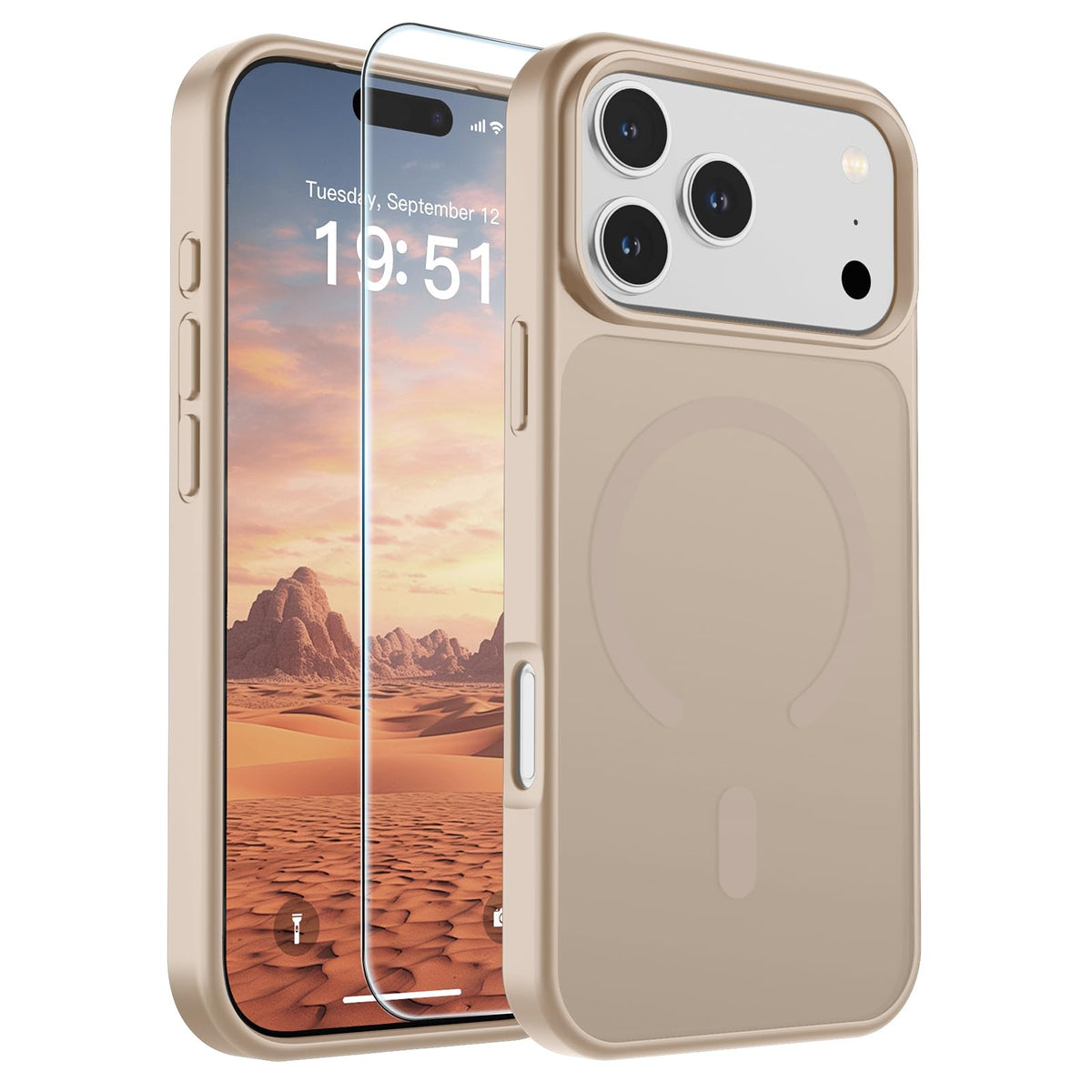 SUPFINE Magnetic for iPhone 13 Case/iPhone 14 Case Black