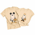 Halloween Shirts Cute Halloween Ghost Outfits Funny Pumpkin Graphic Tee Top