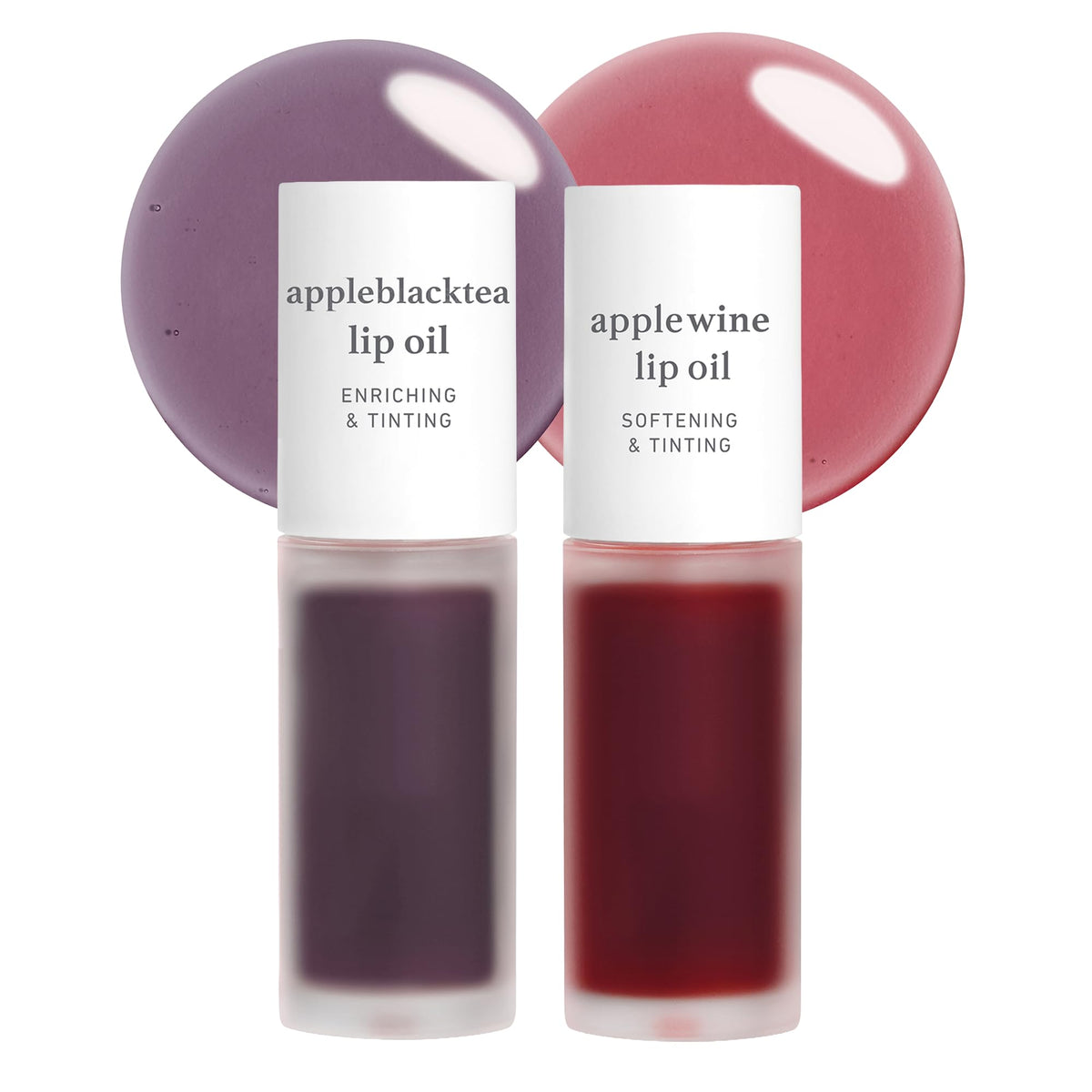 NOONI Korean Lip Oil - Applepeony | Long-Lasting, Moisturizing, Plumping, Revitalizing for Dry Lips, Waterproof, No Peel Off, Hydrating Lip Stain, Stocking Stuffers, Cute Stuff, 0.12 FL Oz
