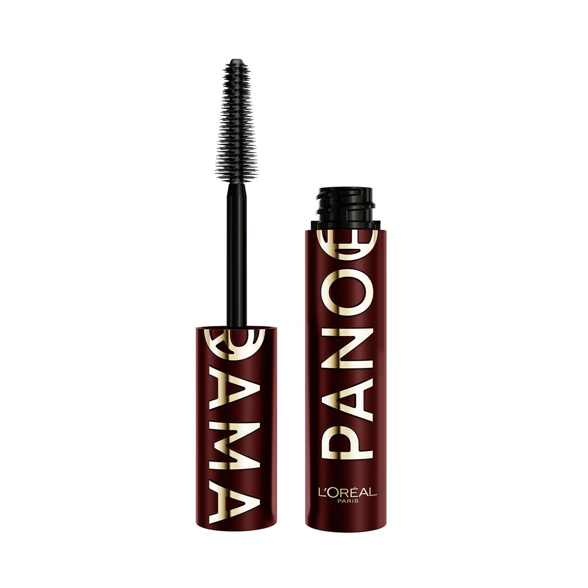L'Oreal Paris Voluminous Panorama Mascara, Volumizing and Lengthening Formula, Longwear, Smudge-Resistant and Washable, All Night Black Mascara, 0.33 Fl Oz