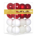 Rose Red 4.0" Large Christmas Balls - Christmas Tree Decoration Ornaments Shatterproof Hanging Balls for Birthday Halloween Holiday Wedding Decorations Set of 4pcs