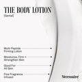 The Body Lotion Santal. Multi-Peptide Firming Body Lotion With Niacinamide | For Women & Men. Non-Comedogenic, Dermatologist-Tested Moisturizer for Sensitive Skin. 450ml / 15.2 fl oz.