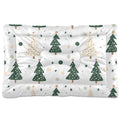 Christmas Patch Pet Bed Pad Soft Dog Bed Mat with Anti-Slip Bottom, Machine Washable Crate Pad Mattress for Dog Sleeping- 24 * 18inches