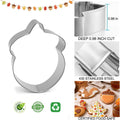 Large Fall Cookie Cutters Set, 3 - 4 Inch, 7 Pieces