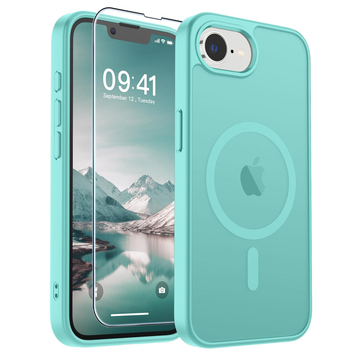 SUPFINE Magnetic for iPhone 13 Case/iPhone 14 Case Black