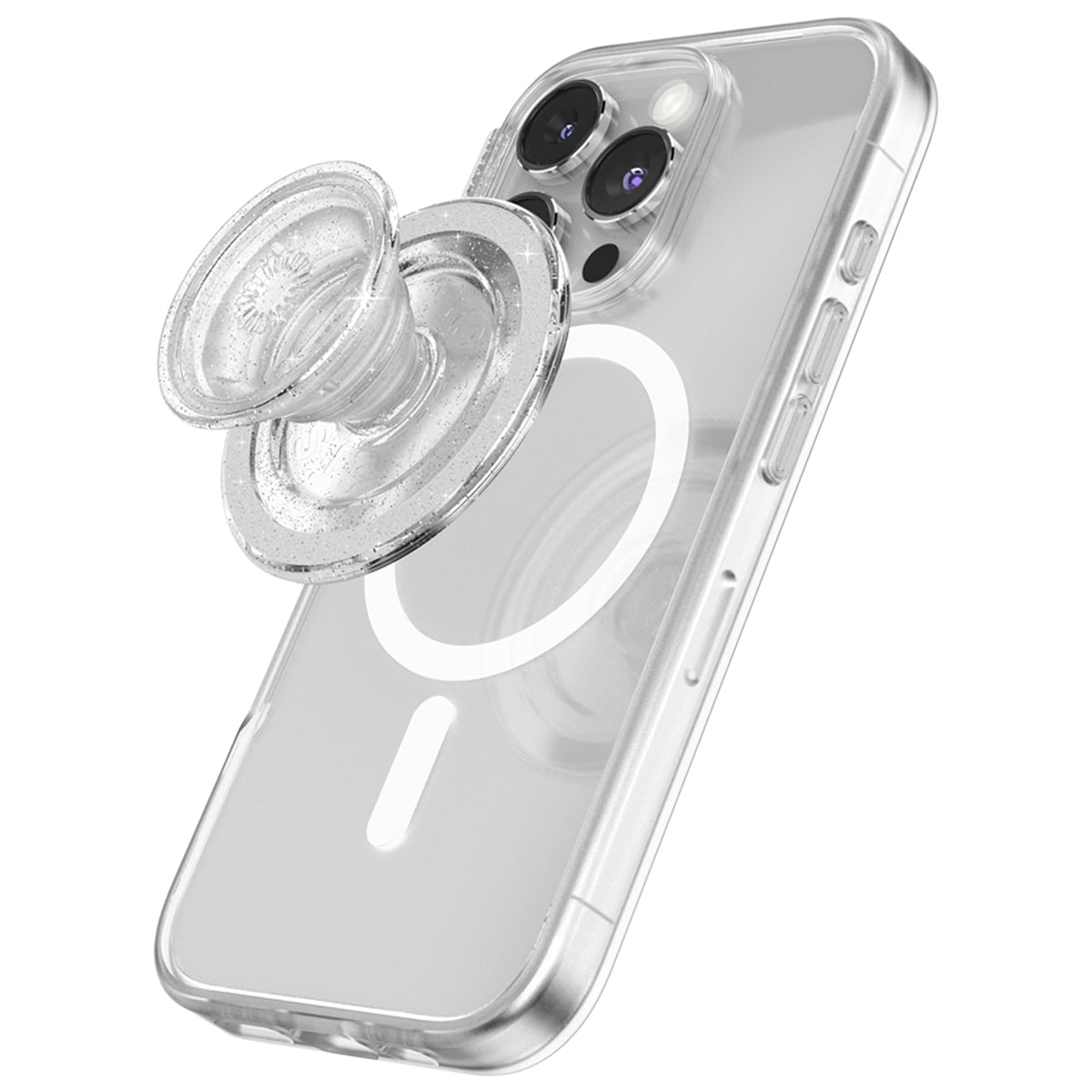 PopSockets Adhesive Phone Grip, Holder- Black