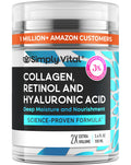 Anti-Aging Face Moisturizer with Retinol, Collagen & Hyaluronic Acid - Moisturizer Face Cream for Women & Men - Visibly Firming & Hydrating Neck Cream - Day & Night Skin Care - 1.7 fl oz